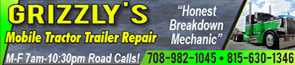 Grizzly’s Mobile Tractor Trailer Repair