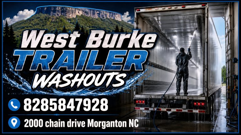 West Burke reefer trailer washout – Truck Wash in Morganton, NC