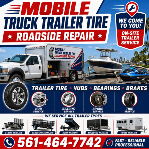 Mobile Truck Trailer Tire Roadside Repair
