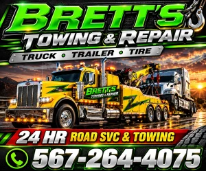 Brett’s Towing and Repair LLC
