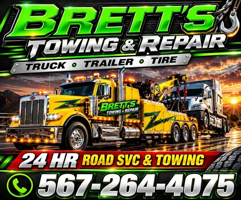 Brett's Towing and Repair LLC